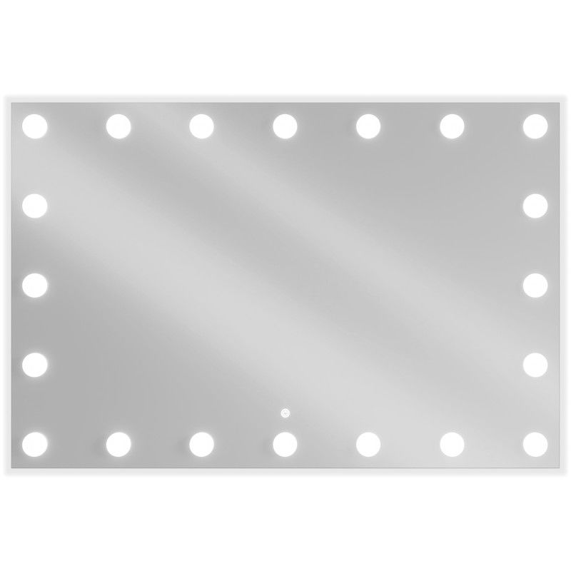 Mexen Dona osvětlené koupelnové zrcadlo 100 x 80 cm, LED 6000K, antikondenzace - 9818-100-080-611-00