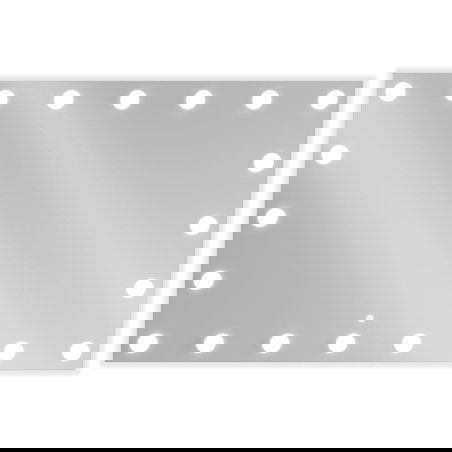 Mexen Dona osvětlené koupelnové zrcadlo 100 x 80 cm, LED 6000K, antikondenzace - 9818-100-080-611-00