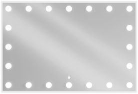 Mexen Dona podsvícené koupelnové zrcadlo 120 x 80 cm, LED 6000K, proti zamlžování - 9818-120-080-611-00