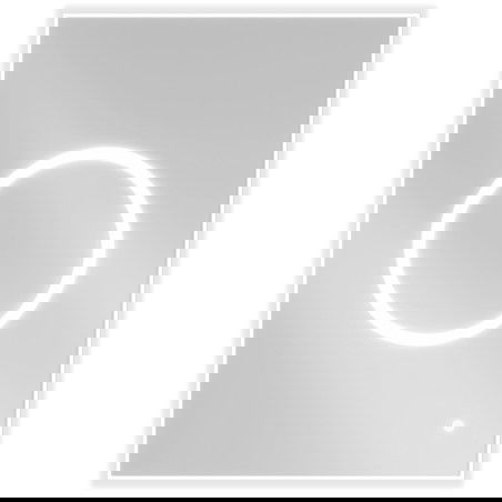 Mexen Koga podsvícené koupelnové zrcadlo 60 x 80 cm, LED 6000K, proti zamlžení - 9821-060-080-611-00