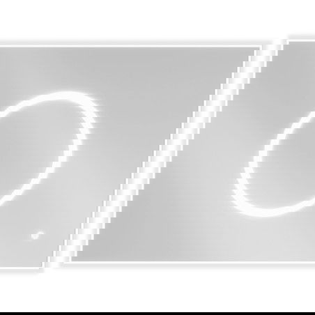 Mexen Koga koupelnové zrcadlo s podsvícením 80 x 60 cm, LED 6000K, anti-mlha - 9821-080-060-611-00