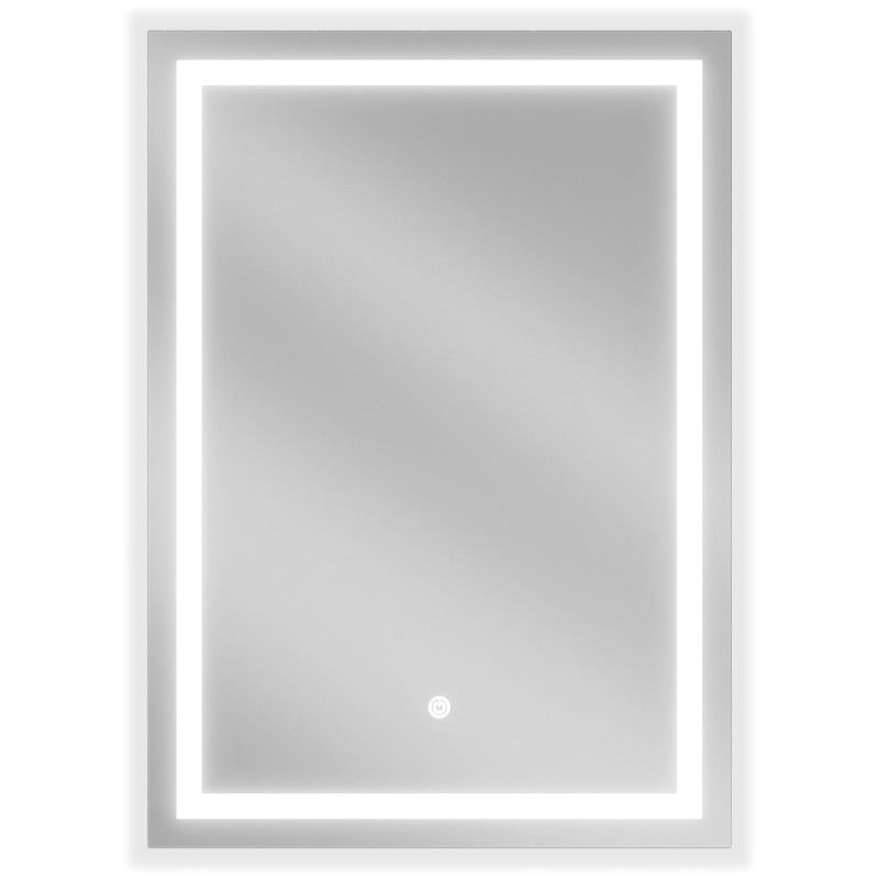 Mexen Miko podsvícené koupelnové zrcadlo 50 x 70 cm, LED 6000K, proti zamlžování - 9819-050-070-611-00