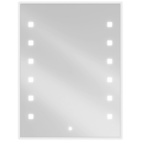 Mexen Ner osvětlené koupelnové zrcadlo 60 x 80 cm, LED 6000K, proti zamlžení - 9809-060-080-611-00