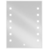 Mexen Ner osvětlené koupelnové zrcadlo 60 x 80 cm, LED 6000K, proti zamlžení - 9809-060-080-611-00