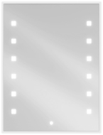 Mexen Ner osvětlené koupelnové zrcadlo 60 x 80 cm, LED 6000K, proti zamlžení - 9809-060-080-611-00