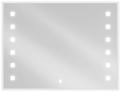 Mexen Ner koupelnové LED zrcadlo 80 x 60 cm, 6000K, protimlžící - 9809-080-060-611-00