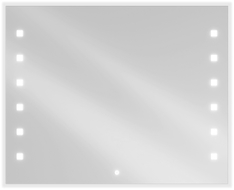 Mexen Ner podsvícené koupelnové zrcadlo 100 x 80 cm, LED 6000K, antipára - 9809-100-080-611-00