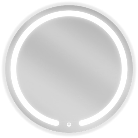 Mexen Rose podsvícené koupelnové zrcadlo, kulaté 60 cm, LED 6000K, protimlžné - 9810-060-060-611-00