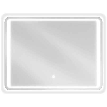 Mexen Zusa osvětlené koupelnové zrcadlo 80 x 60 cm, LED 6000K, antifog - 9808-080-060-611-00