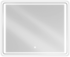 Mexen Zusa koupelnové zrcadlo s podsvícením 100 x 80 cm, LED 6000K, protimlžící - 9808-100-080-611-00