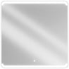 Mexen Nida podsvícené koupelnové zrcadlo 100 x 100 cm, LED 6000K, protimlha - 9806-100-100-611-00