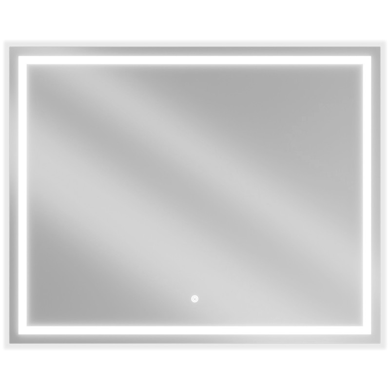 Mexen Miko Koupelnové zrcadlo podsvícené 100 x 80 cm, LED 6000K, proti mlžení - 9819-100-080-611-00