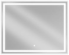 Mexen Miko koupelnové zrcadlo s podsvícením 100 x 80 cm, LED 6000K, proti mlžení - 9819-100-080-611-00