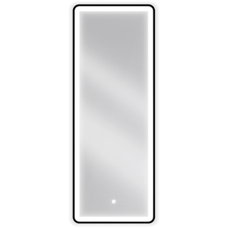 Mexen Coro osvětlené koupelnové zrcadlo 45 x 120 cm, LED 6000K, anti-fog, černý rám - 9817-045-120-611-70