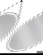 Mexen Reni osvětlené koupelnové zrcadlo, kulaté 100 cm, LED 6000K, protimlžné, černý rám - 9812-100-100-611-70