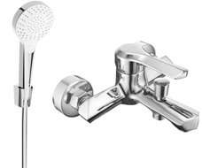 Mexen Sabre R05 vanová baterie se sprchovým setem, chrom - 7213R05-00