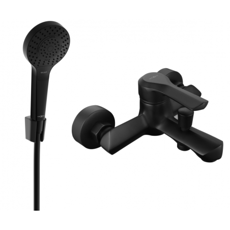 Mexen Sabre R05 vana baterie se sprchovou soupravou, černá - 7213R05-70