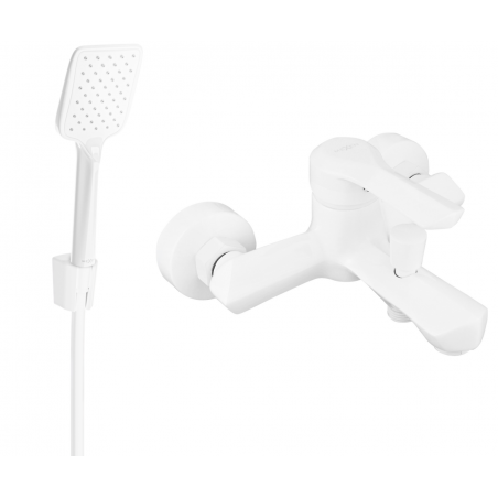 Mexen Sabre R62 vana baterie se sprchovým setem, bílá - 7213R62-20