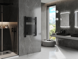 Mexen Helios koupelnový radiátor 800 x 600 mm, 448 W, černý - W103-0800-600-00-70