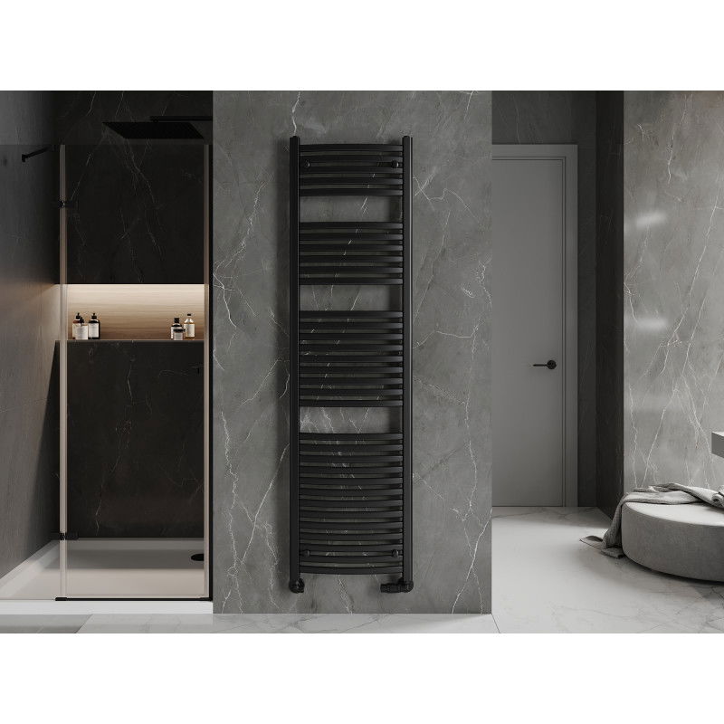 Mexen Helios koupelnový radiátor 1800 x 500 mm, 844 W, černý - W103-1800-500-00-70