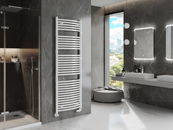 Mexen Helios koupelnový radiátor 1800 x 600 mm, 990 W, bílý - W103-1800-600-00-20