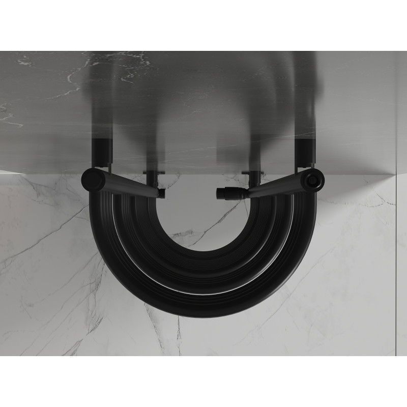 Mexen Eros koupelnový radiátor 1200 x 318 mm, 421 W, černý - W112-1200-318-00-70