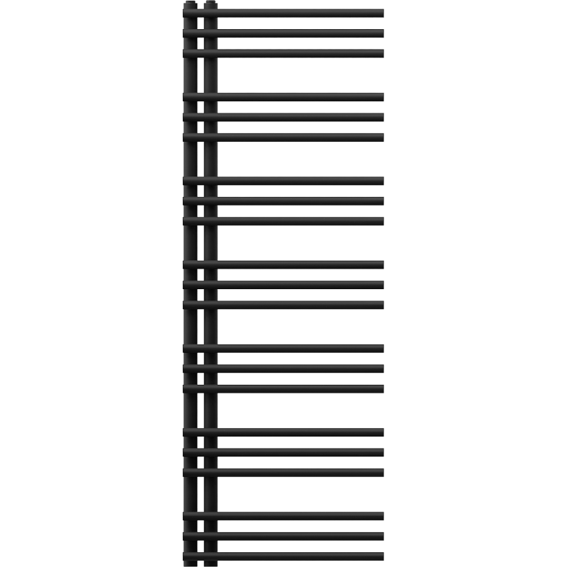 Mexen Neptun dekorativní koupelnový radiátor 1400 x 500 mm, 532 W, černý - W101-1400-500-00-70