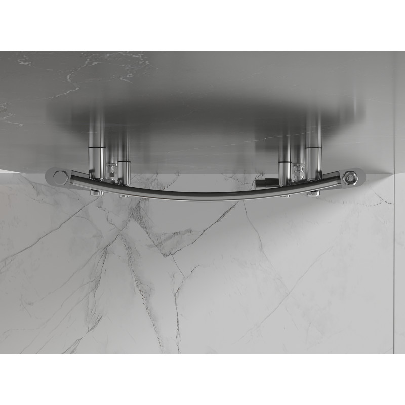 Mexen Helios radiátor do koupelny 1200 x 500 mm, 448 W, chrom - W103-1200-500-00-01