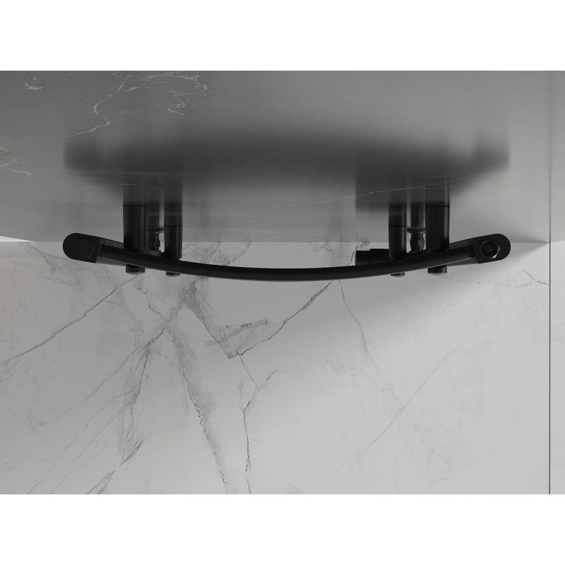 Mexen Helios koupelnový radiátor 1500 x 500 mm, 676 W, černý - W103-1500-500-00-70