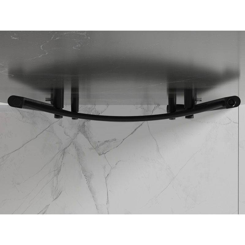 Mexen Helios koupelnový radiátor 1200 x 600 mm, 563 W, černý - W103-1200-600-00-70