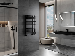 Mexen Apollo koupelnový radiátor 860 x 450 mm, 424 W, černý - W117-0860-450-00-70