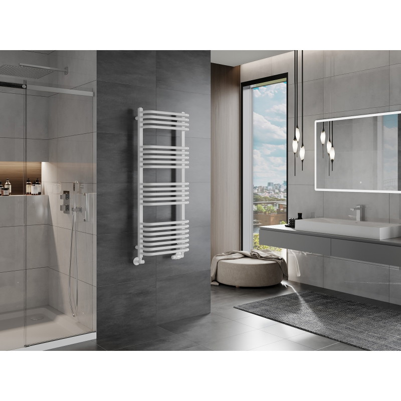 Mexen Apollo radiátor koupelnový 1210 x 450 mm, 566 W, bílý - W117-1210-450-00-20