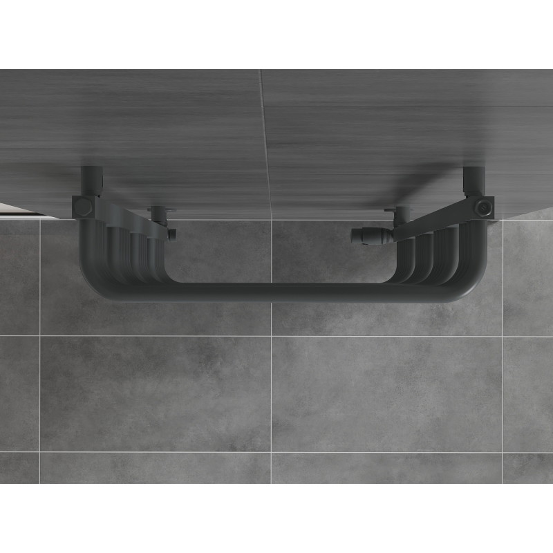 Mexen Apollo radiátor do koupelny 1210 x 550 mm, 641 W, antracit - W117-1210-550-00-66