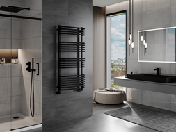 Mexen Apollo koupelnový radiátor 1210 x 550 mm, 641 W, černý - W117-1210-550-00-70