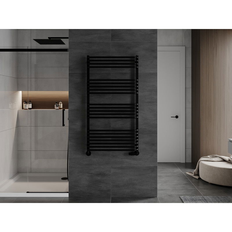 Mexen Apollo koupelnový radiátor 1210 x 650 mm, 713 W, černý - W117-1210-650-00-70