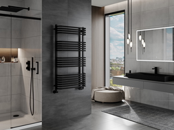 Mexen Apollo koupelnový radiátor 1210 x 650 mm, 713 W, černý - W117-1210-650-00-70