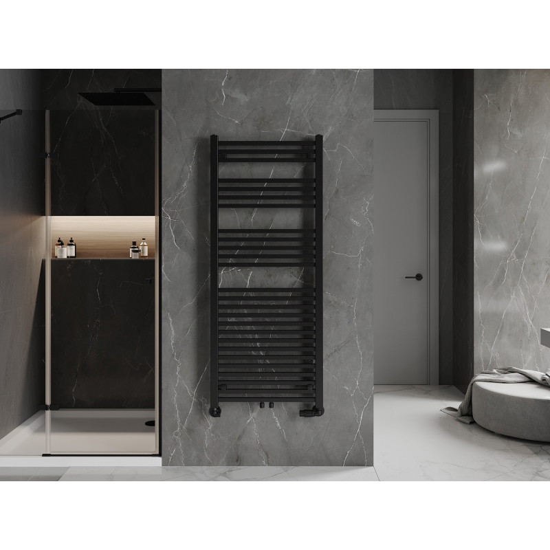 Mexen Pluton koupelnový radiátor 1450 x 600 mm, 835 W, černý - W106-1450-600-00-70