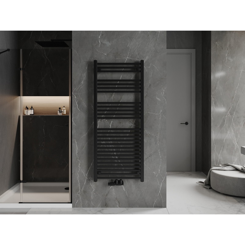 Mexen Pluton koupelnový radiátor 1450 x 600 mm, 835 W, černý - W106-1450-600-00-70