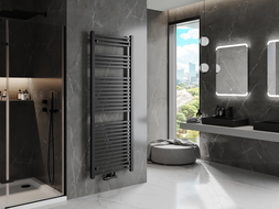 Mexen Pluton radiátor koupelnový 1700 x 600 mm, 991 W, černý - W106-1700-600-00-70
