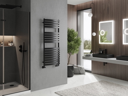Mexen Bachus koupelnový radiátor 1200 x 500 mm, 619 W, černý - W109-1200-500-00-70