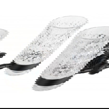 Mexen Estela dvojitý kelímek na kartáčky, černý - 7011552-70