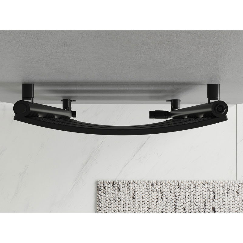 Mexen Bachus koupelnový radiátor 1600 x 500 mm, 787 W, černý - W109-1600-500-00-70