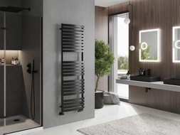 Mexen Bachus koupelnový radiátor 1600 x 500 mm, 787 W, černý - W109-1600-500-00-70