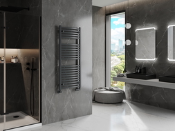 Mexen Helios koupelnový radiátor 1200 x 500 mm, 567 W, antracit - W103-1200-500-00-66