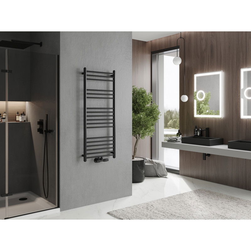 Mexen Yodo koupelnový radiátor 1200 x 500 mm, 382 W, černý - W113-1200-500-00-70