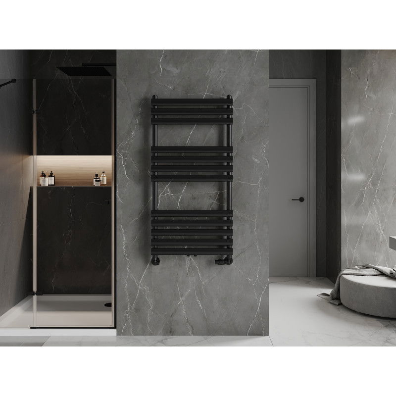 Mexen Jowisz koupelnový radiátor 1200 x 600 mm, 594 W, černý - W107-1200-600-00-70