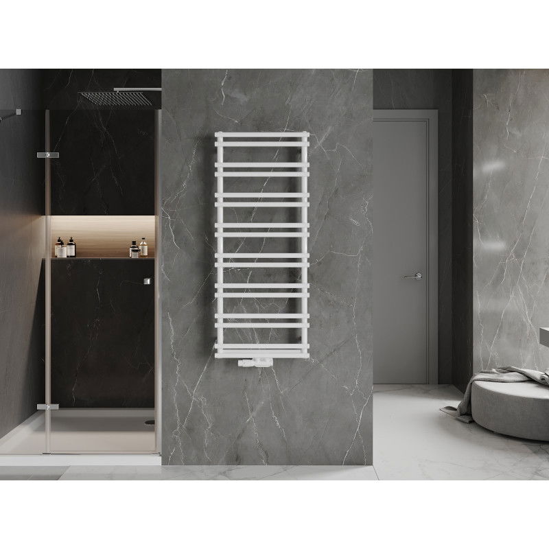 Mexen Saturn koupelnový radiátor 1200 x 500 mm, 409 W, bílý - W108-1200-500-00-20