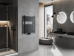 Mexen Uran koupelnový radiátor 800 x 600 mm, 425 W, černý - W105-0800-600-00-70