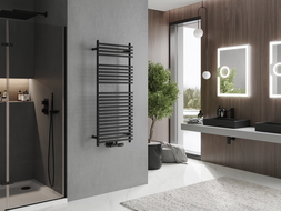Mexen Sol koupelnový radiátor 1200 x 500 mm, 569 W, černý - W125-1200-500-00-70