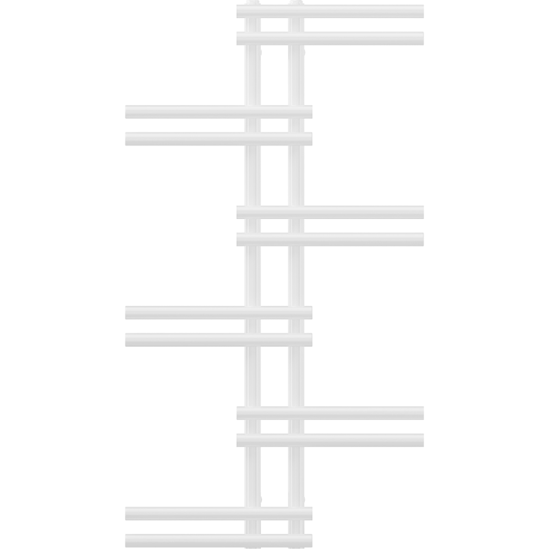Mexen Jari dekorativní koupelnový radiátor 1005 x 550 mm, 339 W, bílý - W115-1005-550-00-20